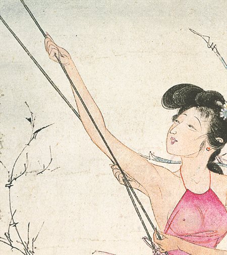 富川-胡也佛的仕女画和最知名的金瓶梅秘戏图